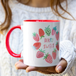 Caneca Strawberry Cute Berry Sweet
