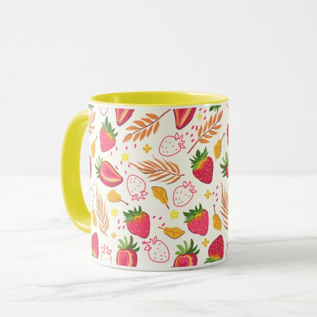 Caneca Strawberry Mug (Frente Esquerda)