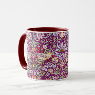 Caneca Strawberry Thef Red, William Morris