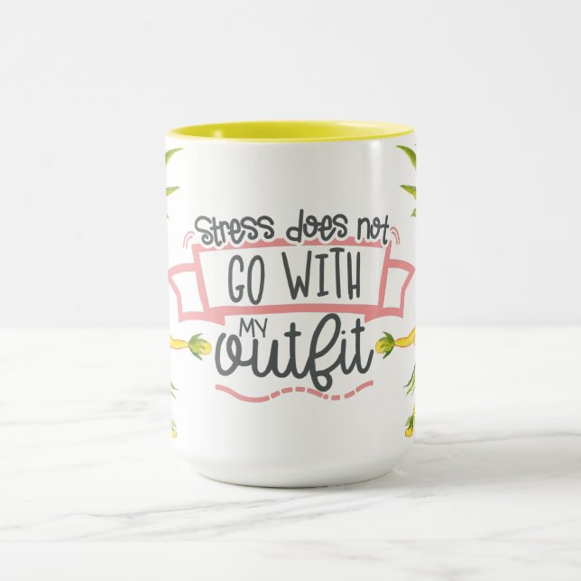 Caneca Stress Não Vai (Centro)