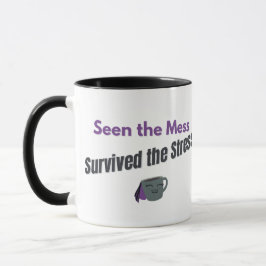 Caneca Stress Survivor Mug - Presente De Resiliência Engr