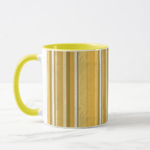 Caneca Stripes Amarelo