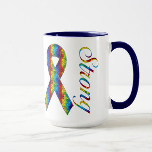 Caneca Strong Autism Ringer Mug