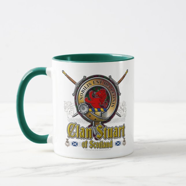 Caneca Stuart Clan Crachá (Esquerda)