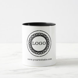 Caneca Sua empresa de logotipo aqui