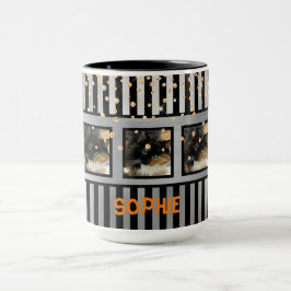 Caneca Sua Foto Aqui Glitter Personalizou Mug