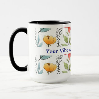 Caneca Sua vibração atrai sua tribo