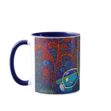 Caneca subaquática do cão