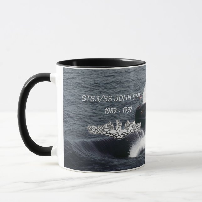 Caneca Subimagem de Mug/BG do USS Cincinnati (SSN-693) (Esquerda)