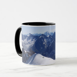 Caneca Subindo em massa no Monte Branco, Chamonix, Franç