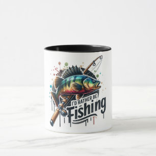 Caneca Sublimação de pesca/ Eu Preferencialmente Pescar