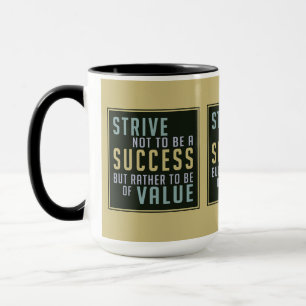 Caneca Sucesso e valor Mudanças motivacionais