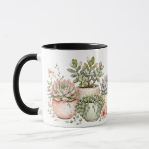 Caneca Suculentas Botânicas "Aloe You Vera Much"