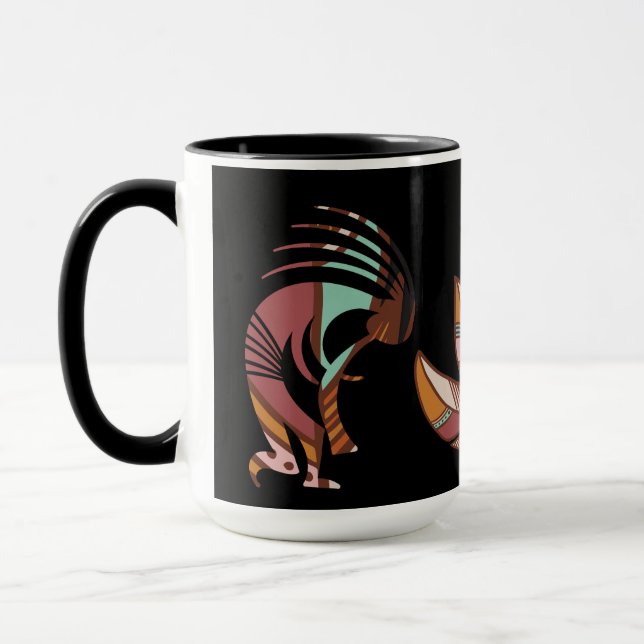 Caneca Sudoeste Feather Kokopelli (Esquerda)