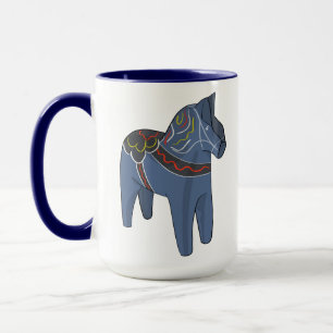 Caneca Suecia Dala Horse Dalecarlian Sueco