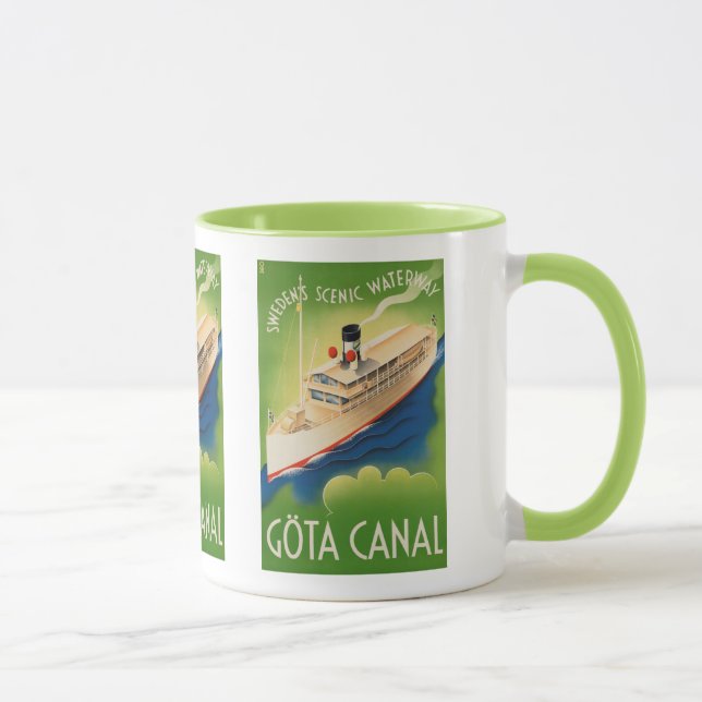 Caneca Suecia Viagens vintage (Direita)