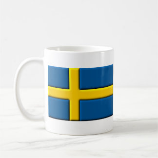 Caneca sueco de Svensk da bandeira
