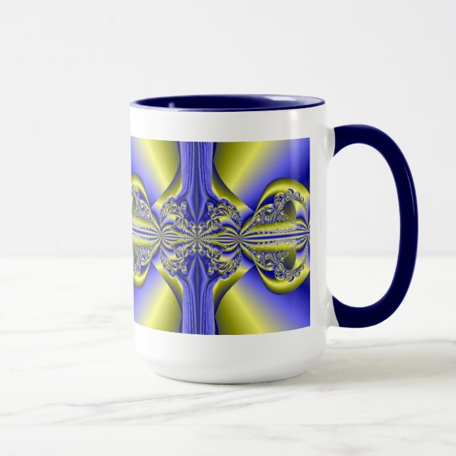 Caneca Sueco - Moderno Fractal Mug (Direita)
