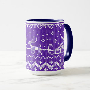 Caneca Suéter nojento, trenó e renas do Papai Noel