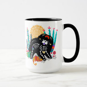 Caneca SUGARSKULL NIRVANA Cãozinho halloween 15 oz mug