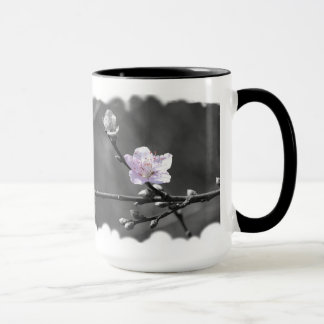 Caneca Sugestão da flor de cerejeira cor-de-rosa
