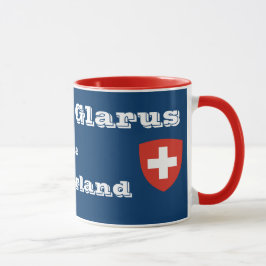 Caneca Suiça:  Canton Glarus Mug