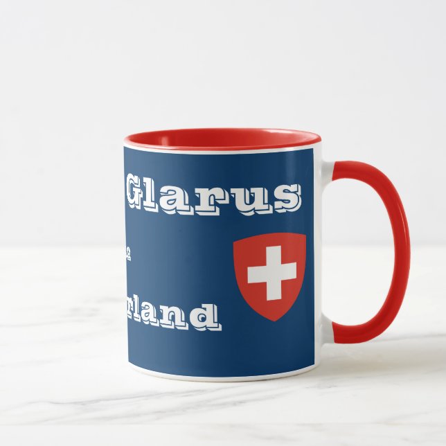 Caneca Suiça:  Canton Glarus Mug (Direita)
