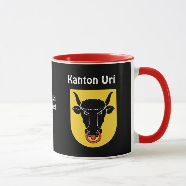 Caneca SUIÇA - Kanton Uri* Custom Mug (Direita)