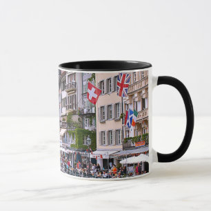 Caneca Suiça, lucerna, beira-rio medieval