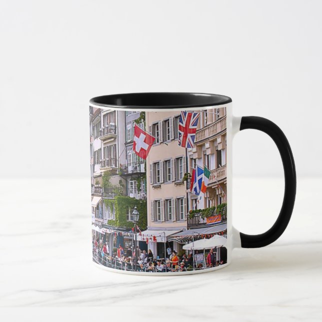 Caneca Suiça, lucerna, beira-rio medieval (Direita)