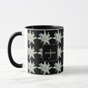 Caneca Suiça suíça Edelweiss monograma souvenir