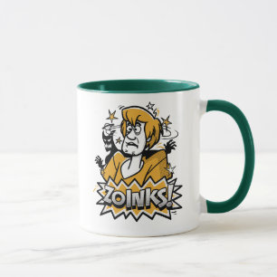 Caneca Sujo "Zoinks"! Gráfico de Meio-Tom