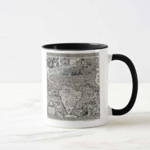 Caneca Sul e parte de America do Norte - panorâmico