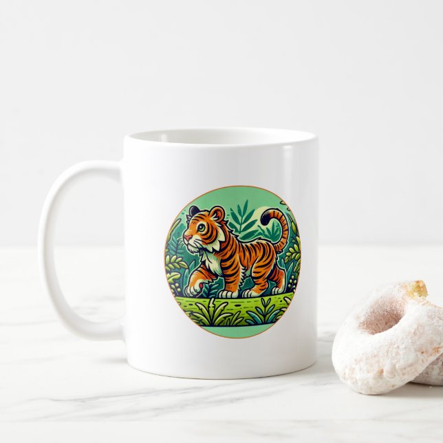 Caneca Sumatran Tiger Mug (Com Donut)