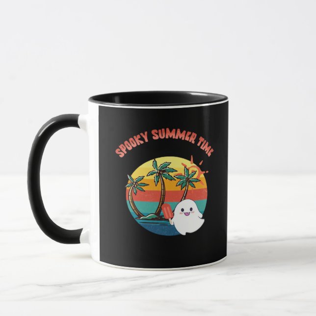 Caneca SummerEntre Vibes - Clássico de Verão Spooky (Esquerda)