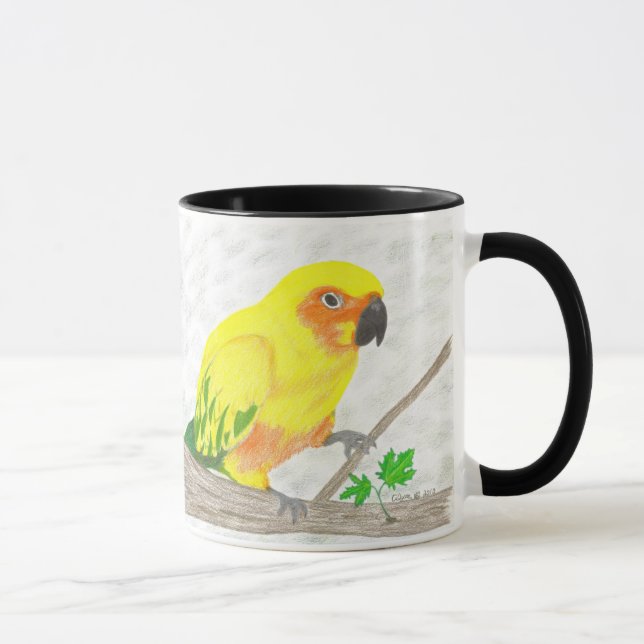 Caneca Sun Conure Ringer Mug (Direita)