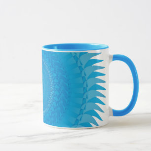 Caneca Sun Mandala - Azul claro
