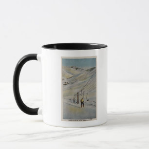 Caneca Sun Valley, IDMountain Scene, Ski levanta em