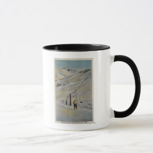 Caneca Sun Valley, IDMountain Scene, Ski levanta em