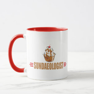 Caneca Sundae engraçado do sorvete