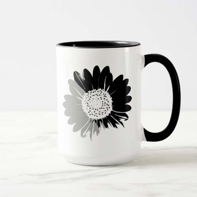 Caneca Sunflower BW Mug (Direita)