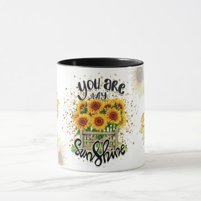 Caneca Sunflower coffee mug to celebrate Valentine's Day (Centro)