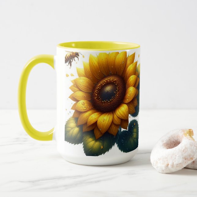 Caneca Sunflower Summer (Com Donut)
