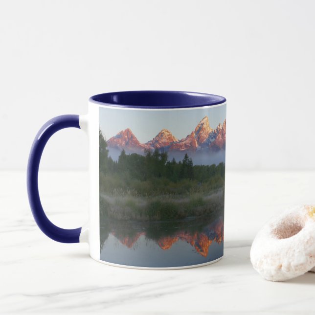 Caneca Sunrise em Schwabacker Landing em Grand Teton (Com Donut)