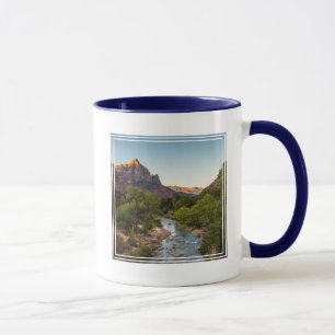 Caneca Sunrise sobre o vigia