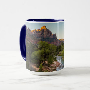 Caneca Sunrise sobre o vigia