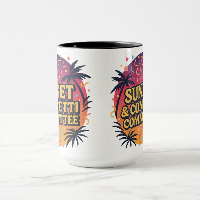 Caneca Sunset & Confetti Committee | Halloween Gifts (Centro)