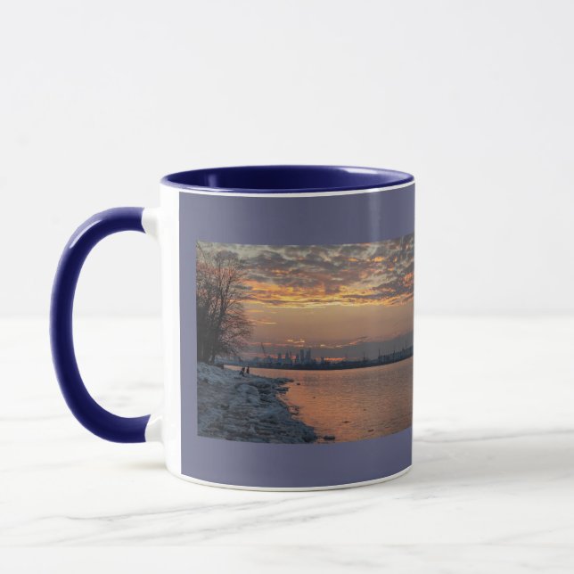 Caneca Sunset Mug do Rio do inverno (Esquerda)