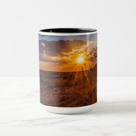 Caneca Sunset no deserto de Kalahari, Namíbia