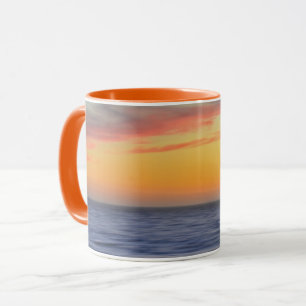 Caneca Sunset Ocean Beauily Beach Art Mug